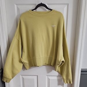 Nike Women's Mustard Sweatshirt